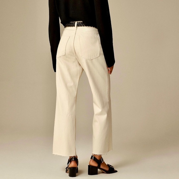 NWT!! J. CREW ’84 Mid Rise Relaxed Kickout Jeans Ecru Wash Size 31P 31 Petite - Picture 7 of 16